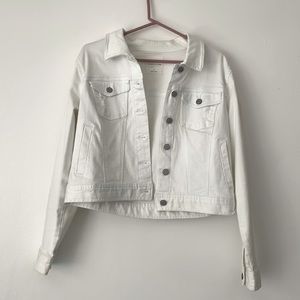 White denim jacket